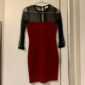 Long sleeve midi dress